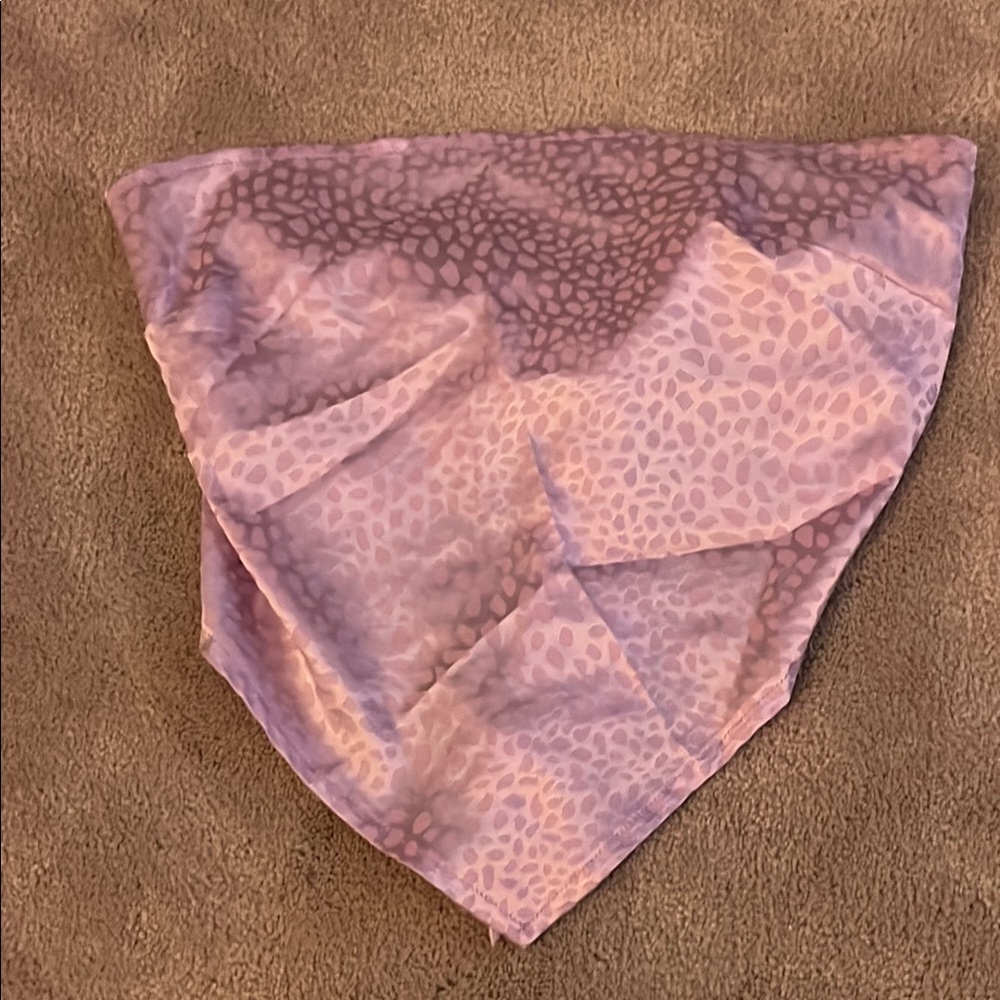 SHEIN Purple Leopard Print Crop Top